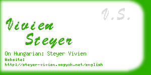 vivien steyer business card